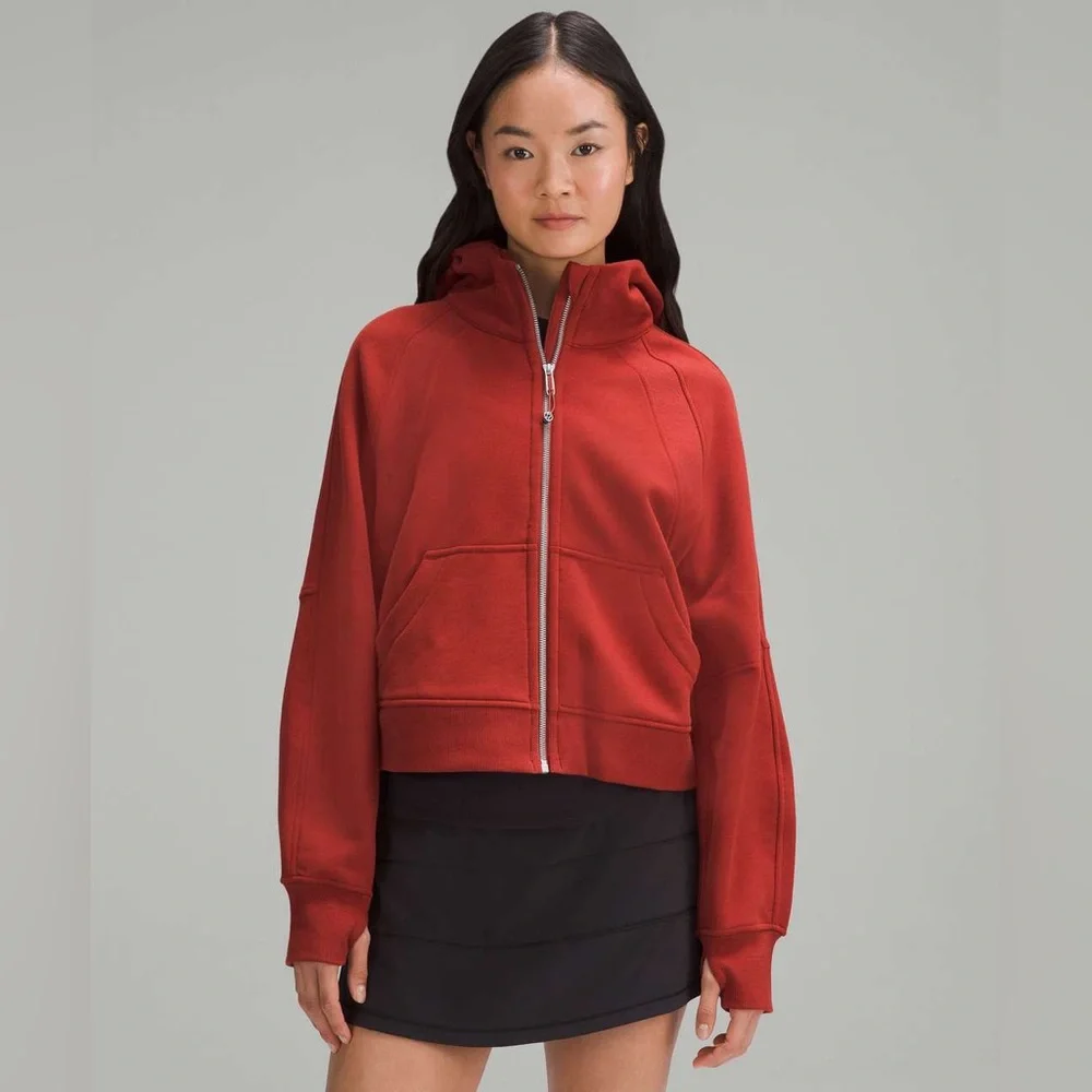 Lululemon Scuba Oversized Full-Zip Hoodie Terra Orange Size XS/S